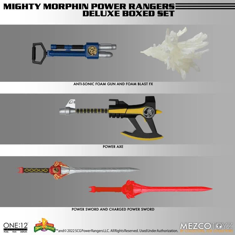 Mighty Morphin' Power Rangers Deluxe Boxed Set - Mezco Toyz - One:12 Collective