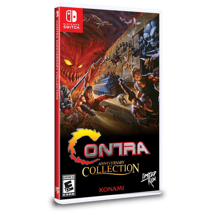 Konami exclusive variant. Contra Anniversary newest Collection for Nintendo Switch