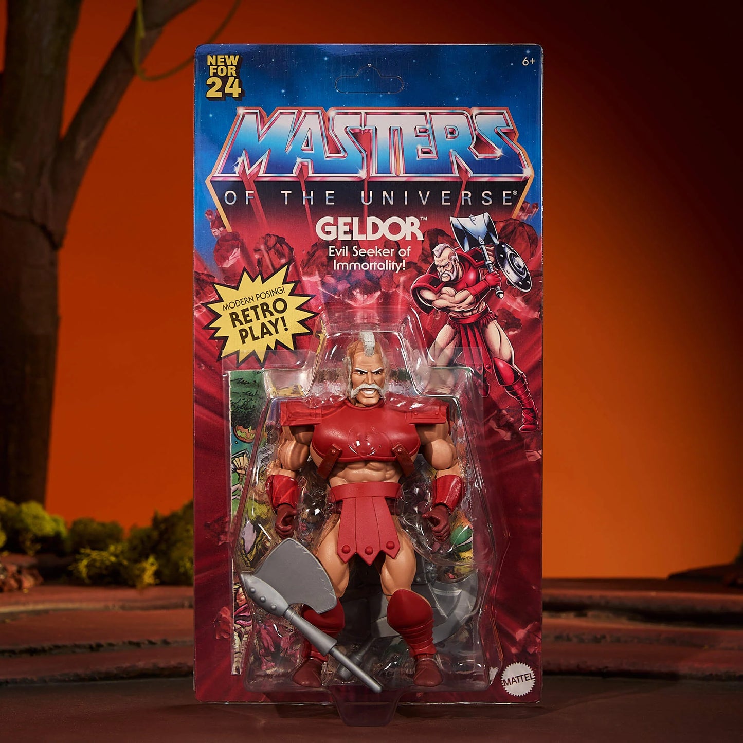 Masters of the Universe Origins Geldor Action Figure - Mattel Creations