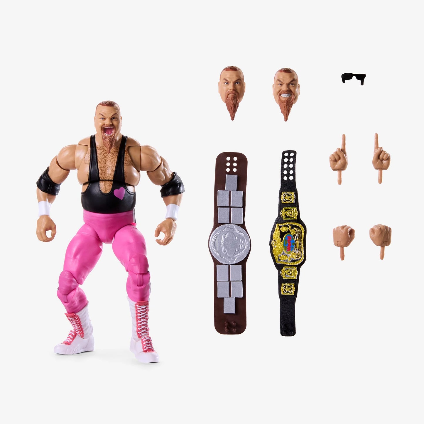 WWE Ultimate Edition Coliseum Collection Hart Foundation Bret "Hit Man" Hart & Jim "The Anvil" Neidhart - Action Figure 2-Pack - Mattel Creations Exclusive!