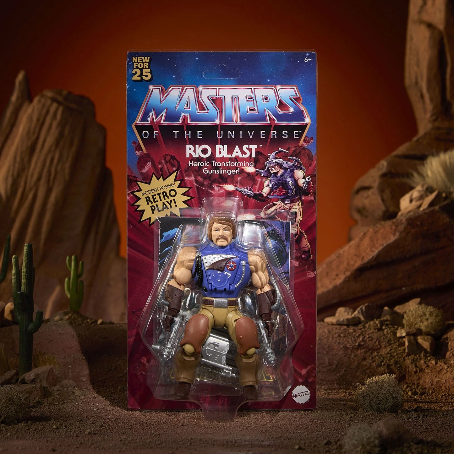 Masters of the Universe Origins Rio Blast Action Figure - Mattel Creations