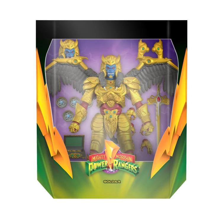 Mighty Morphin Power Rangers Goldar Figure - Super7 - ReAction: Ultimates
