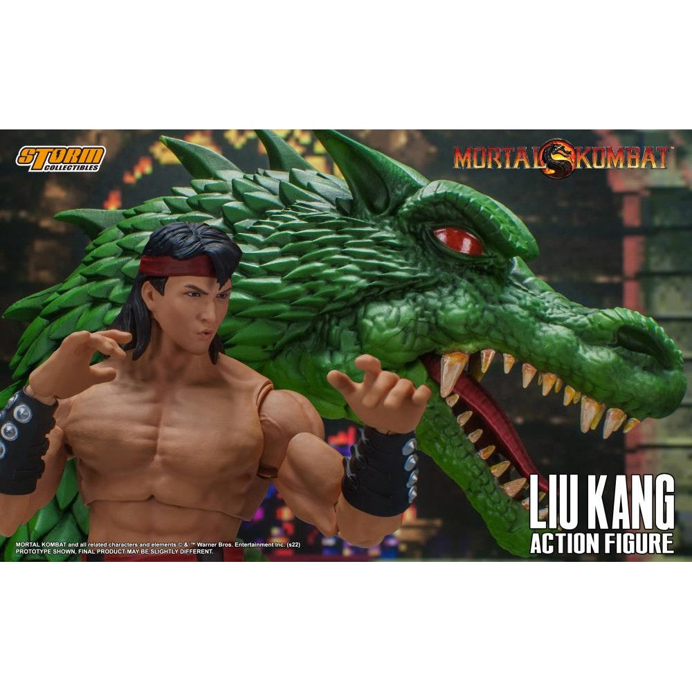 Mortal Kombat Liu Kang vs. Dragon 1/12 Scale Action Figure Set - Storm Collectibles - VS Series