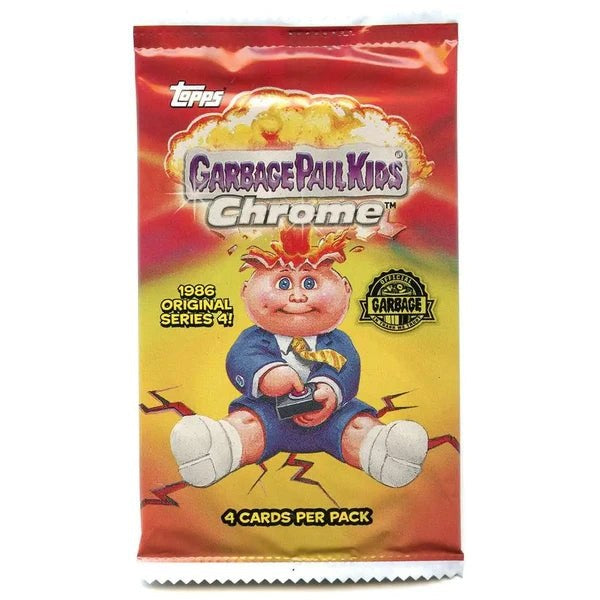 Garbage Pail Kids Chrome Pack - 4 Trading Cards - Topps, 2021