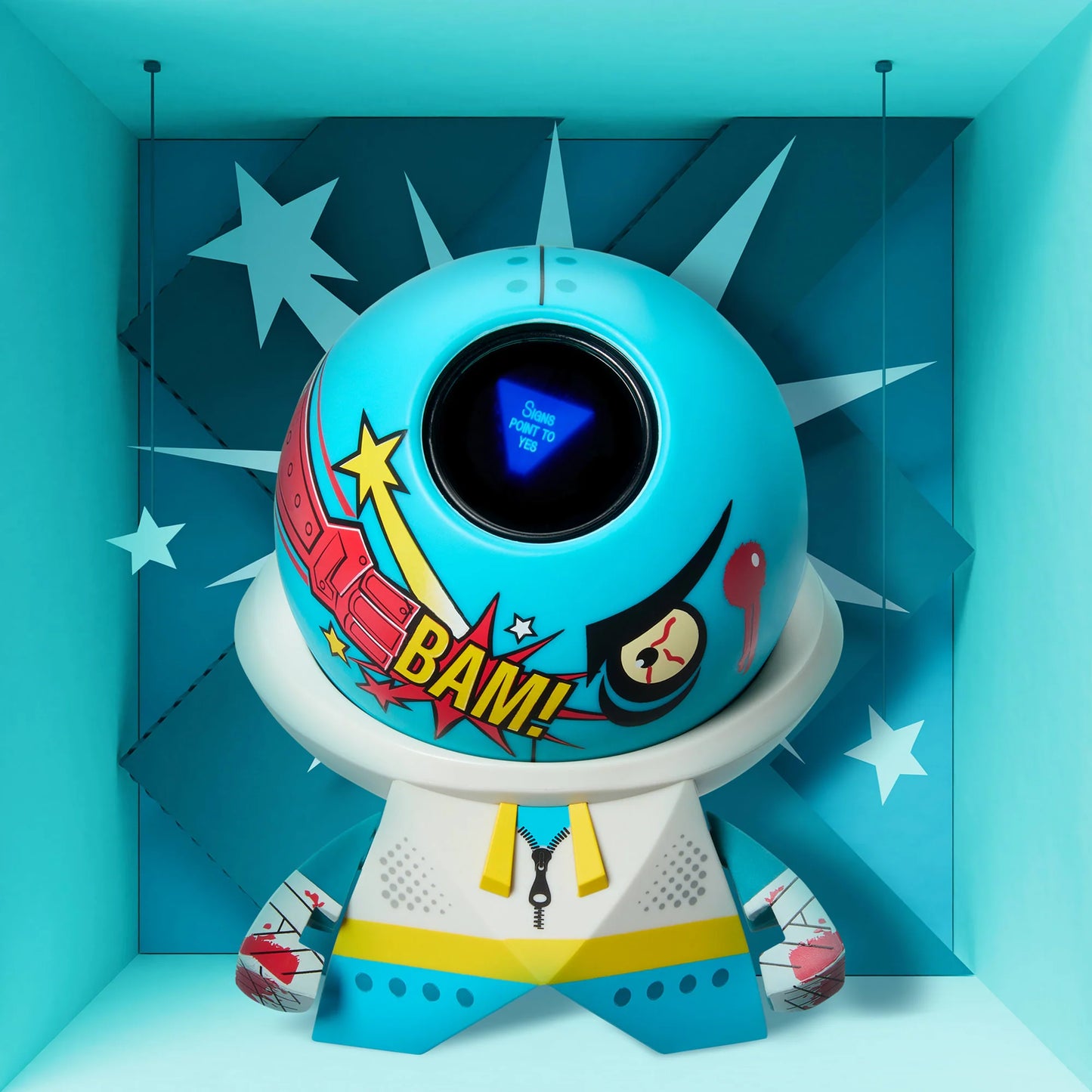 Rock 'Em Sock 'Em Robots x FIGURE8 Blue Collectible Figure - Mattel Creations