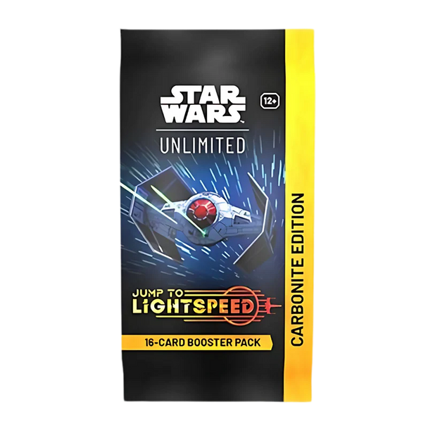 Star Wars: Unlimited Jump to Lightspeed Carbonite Edition Booster Pack - 16 Cards - Fantasy Flight Games
