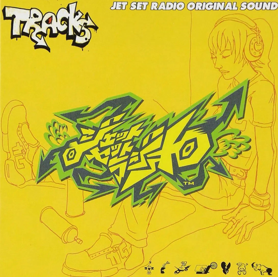 Jet Set Radio Original Sound Tracks - Soundtrack CD - Polydor Japan Import