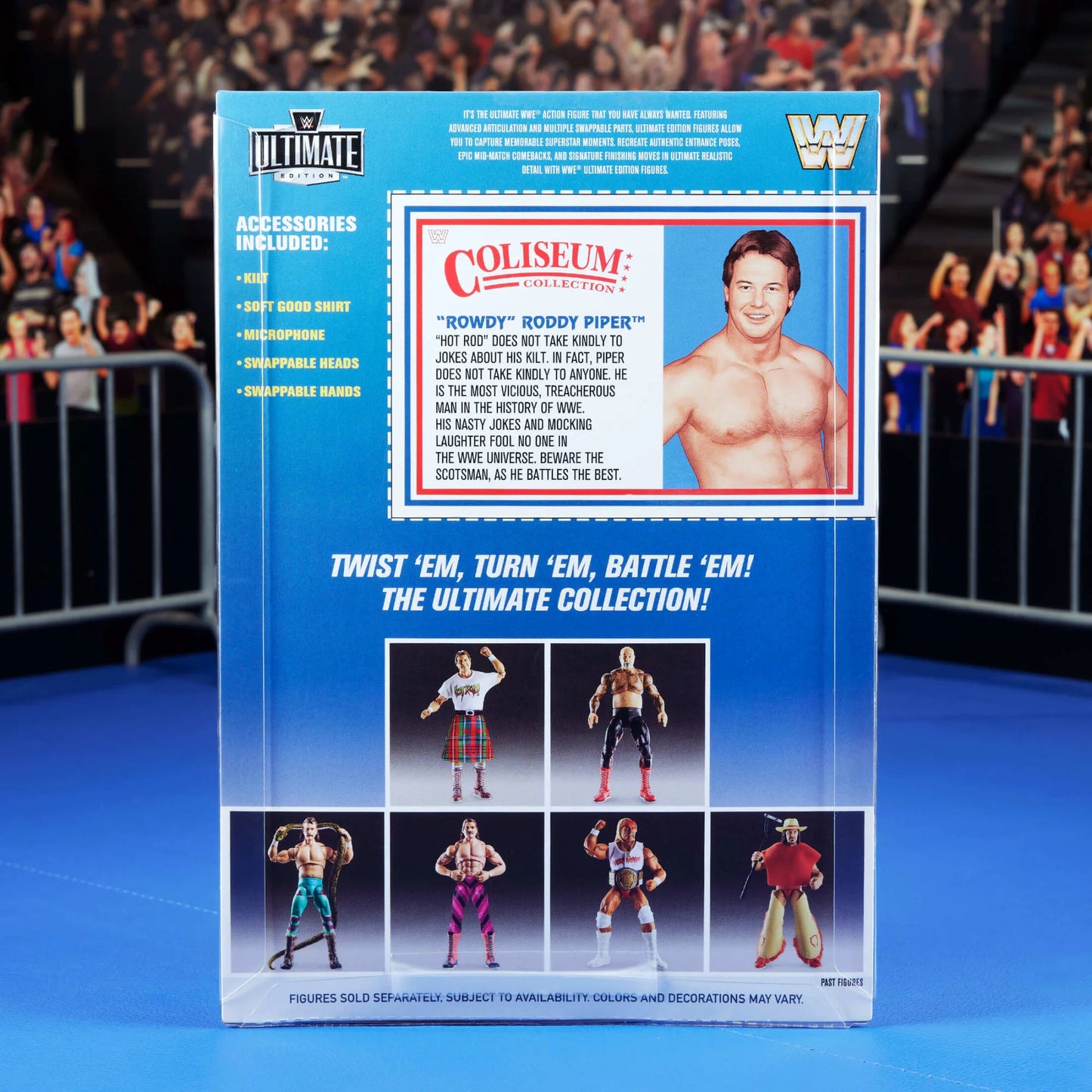 WWE Coliseum "Rowdy" Roddy Piper & George "The Animal" Steele Action Figure 2-Pack - Mattel - Creations Exclusive