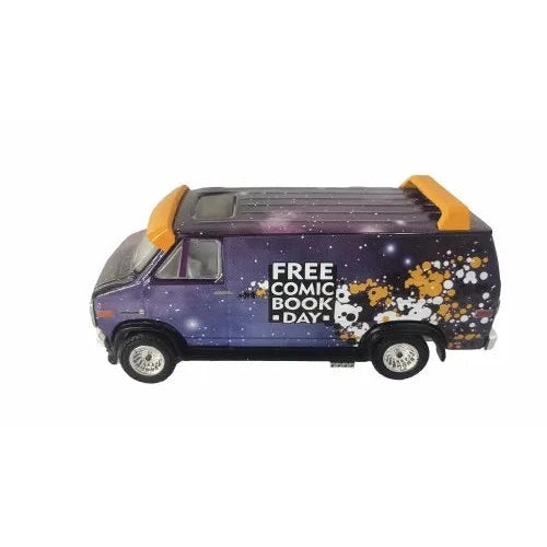 Free Comic Book Day 2024 Delivery Van 1/64 Diecast - GreenLight Toys - PX Previews Exclusive!