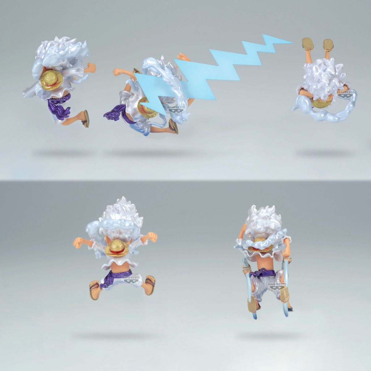 One Piece Monkey D. Luffy Gear5 Special Metallic Color Ver. Blind Box 1 of 6 Mini Figures, Random - Bandai Spirits, Banpresto