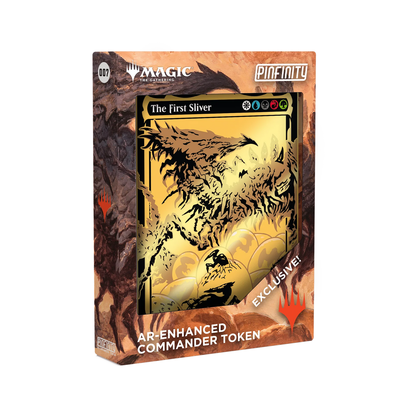 Magic: The Gathering The First Sliver - AR-Enhanced Commander Token - Pinfinity