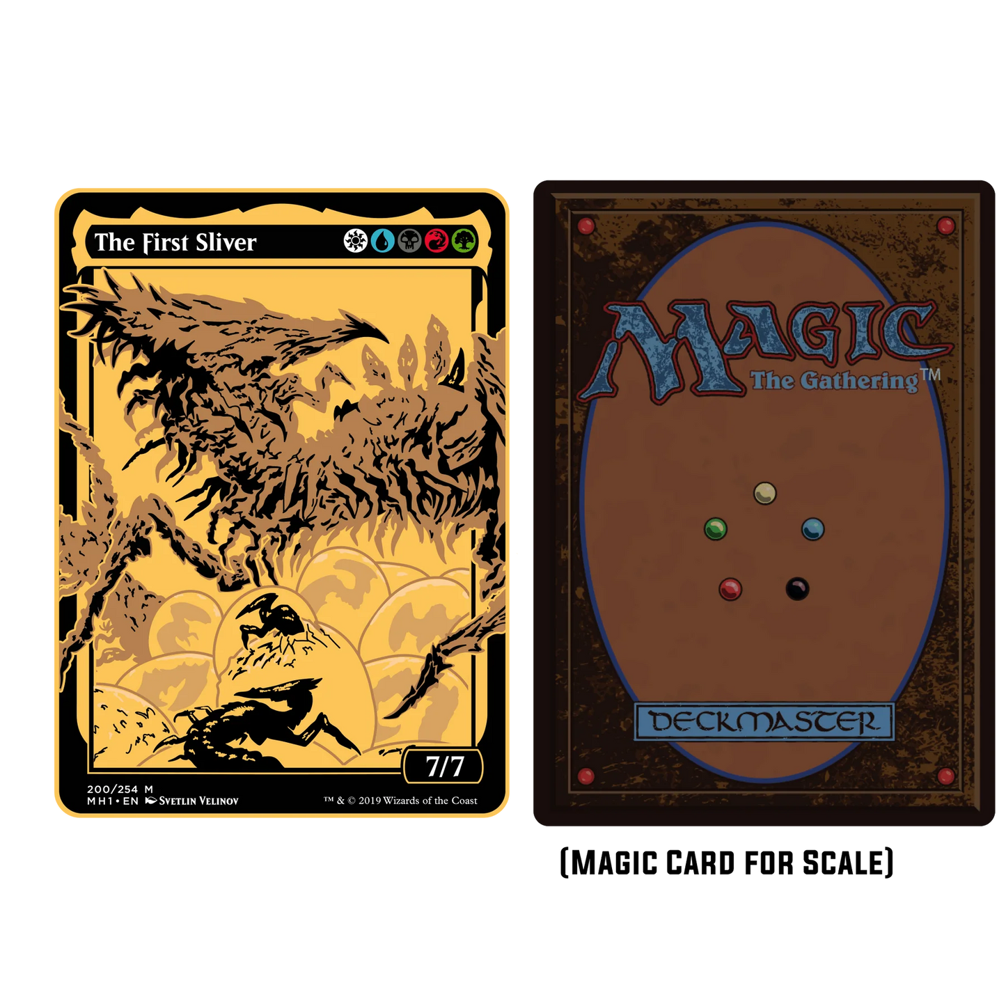 Magic: The Gathering The First Sliver - AR-Enhanced Commander Token - Pinfinity