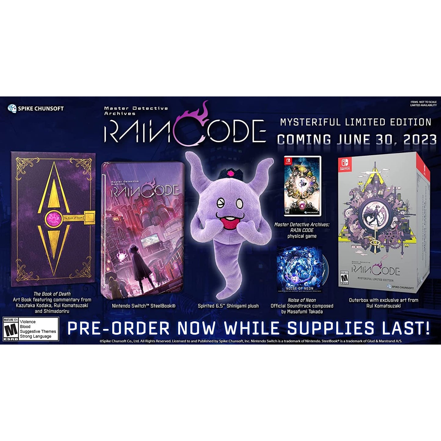 Master Detective Archives: Rain Code Mysteriful LE - Nintendo Switch