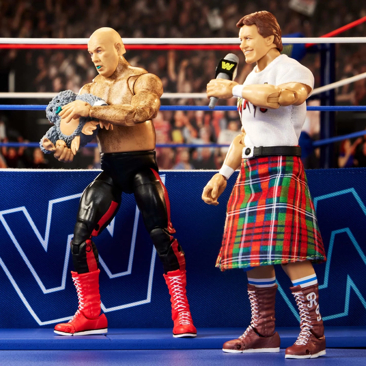 WWE Coliseum "Rowdy" Roddy Piper & George "The Animal" Steele Action Figure 2-Pack - Mattel - Creations Exclusive