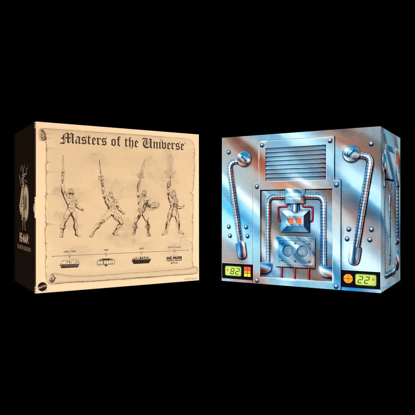 Masters of the Universe Origins He-Man 40th Anniversary 4-Pack - Mattel - Creations Exclusive