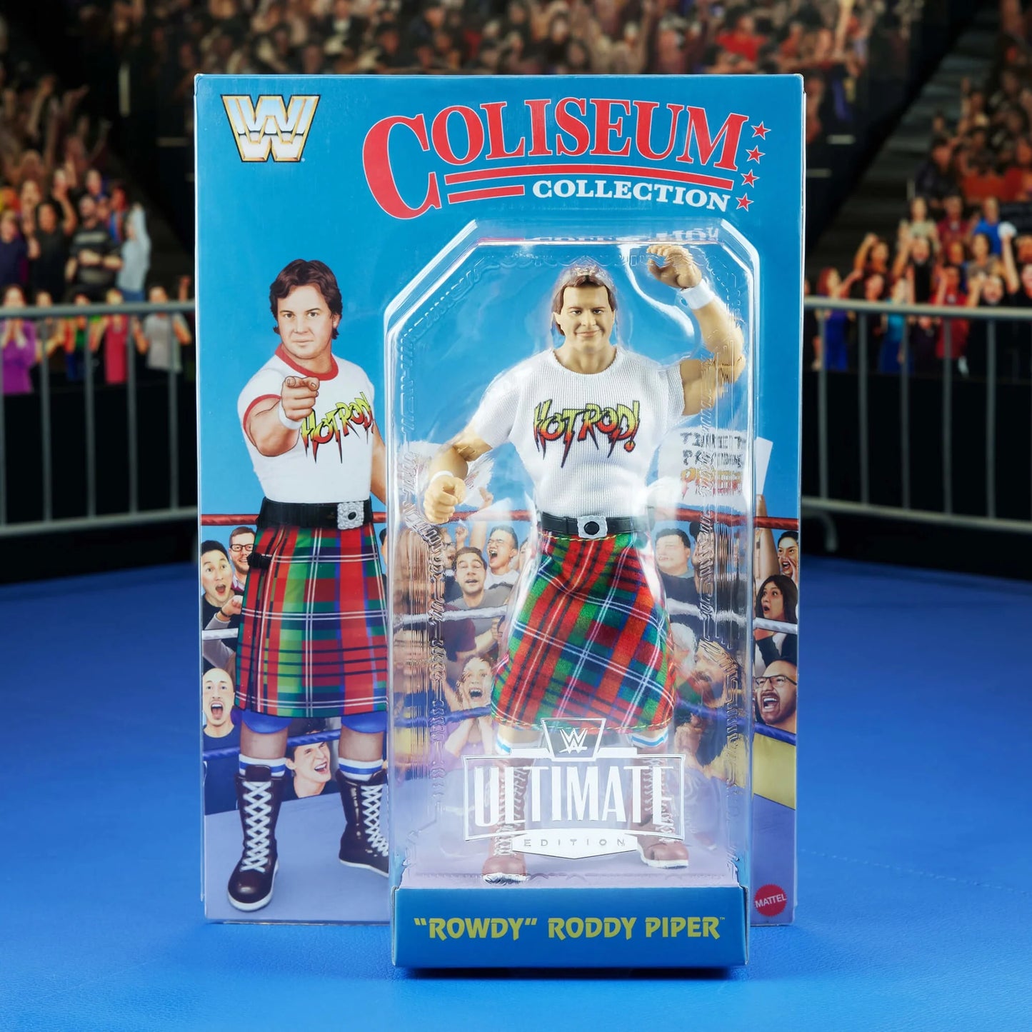 WWE Coliseum "Rowdy" Roddy Piper & George "The Animal" Steele Action Figure 2-Pack - Mattel - Creations Exclusive