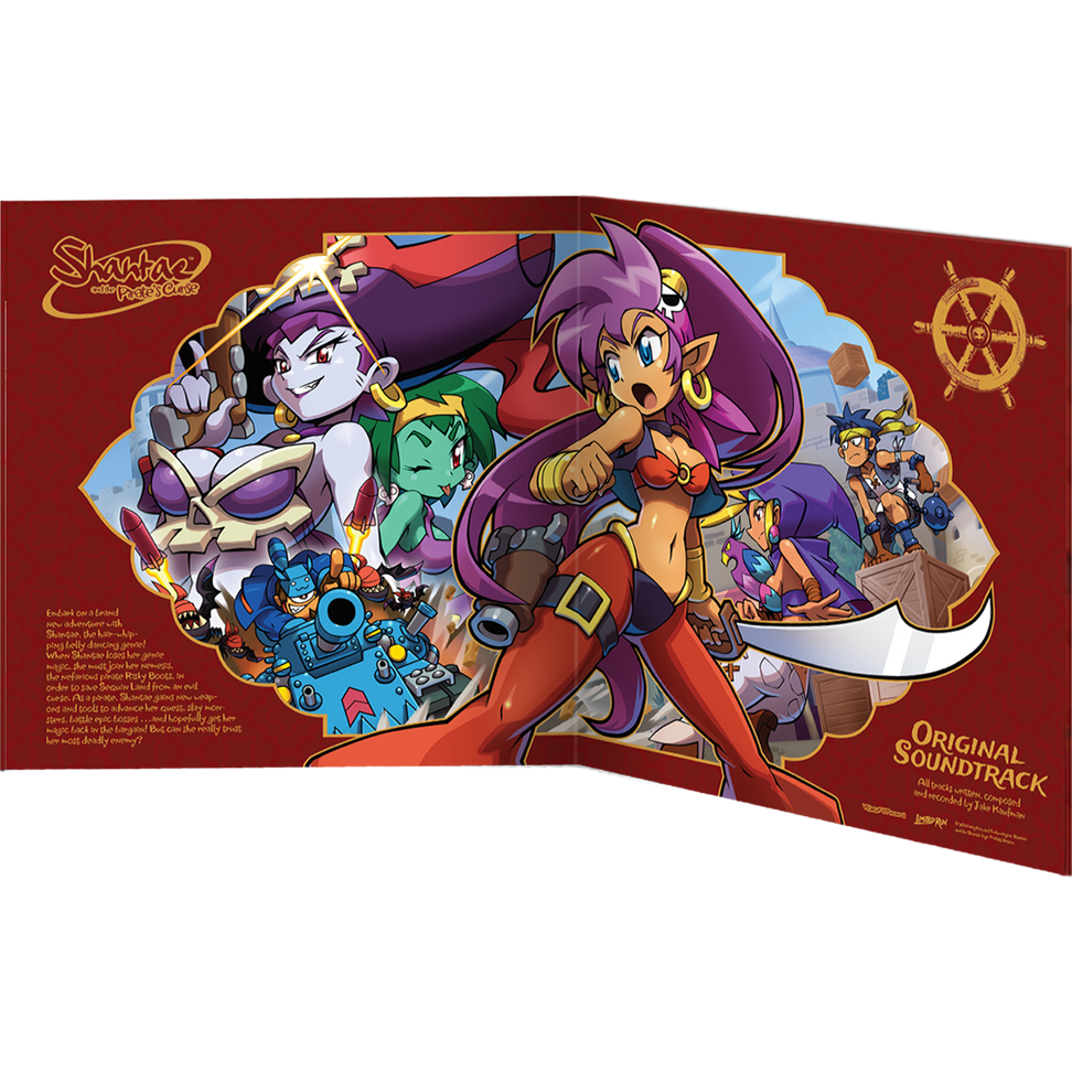 Shantae and the Pirate's Curse 2 LP Vinyl Soundtrack