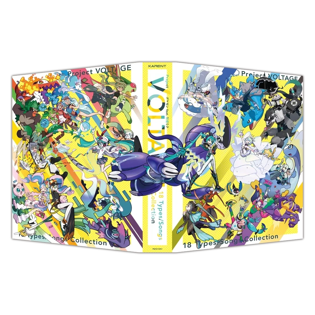 Pokemon feat. Hatsune Miku Project Voltage 18 Types/Songs Collection - 2-Disc CD Set - Indies Japan Import