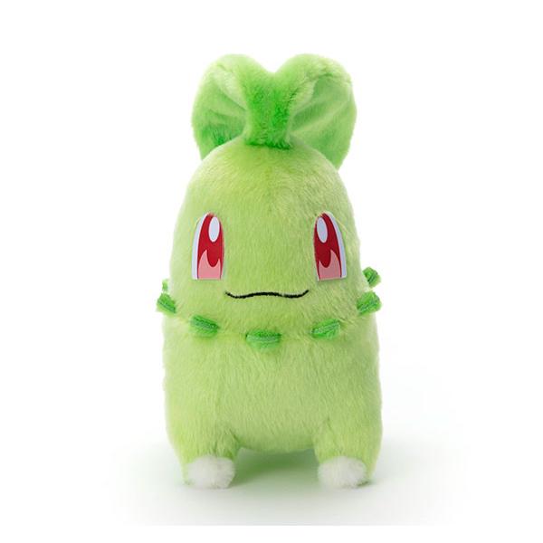 Chikorita Takara Tomy ARTS Pokemon Plush JustPressPlayOnline