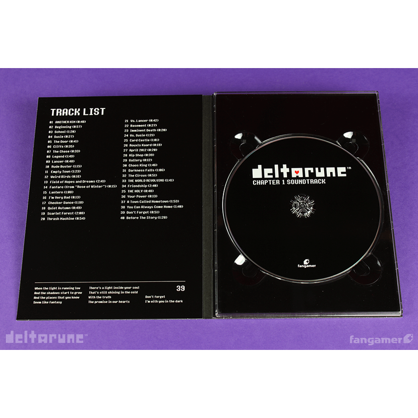 DELTARUNE Chapter 1 Original Game Soundtrack OST - CD Compact Disc