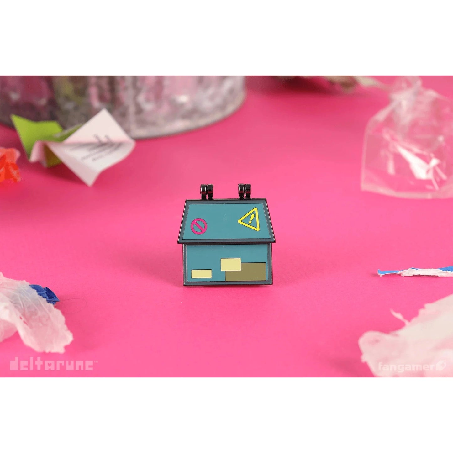 Deltarune Spamton Dumpster Hinged Pin - Erika Sielski - Fangamer