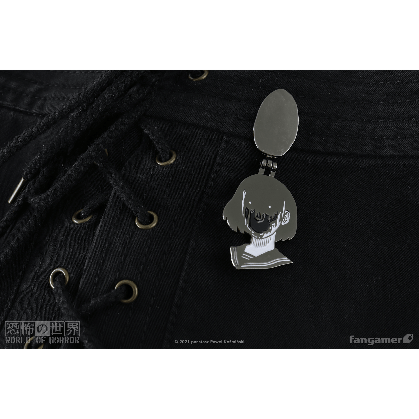 Crestfallen Mask World of Horror Enamel Pin - Fangamer