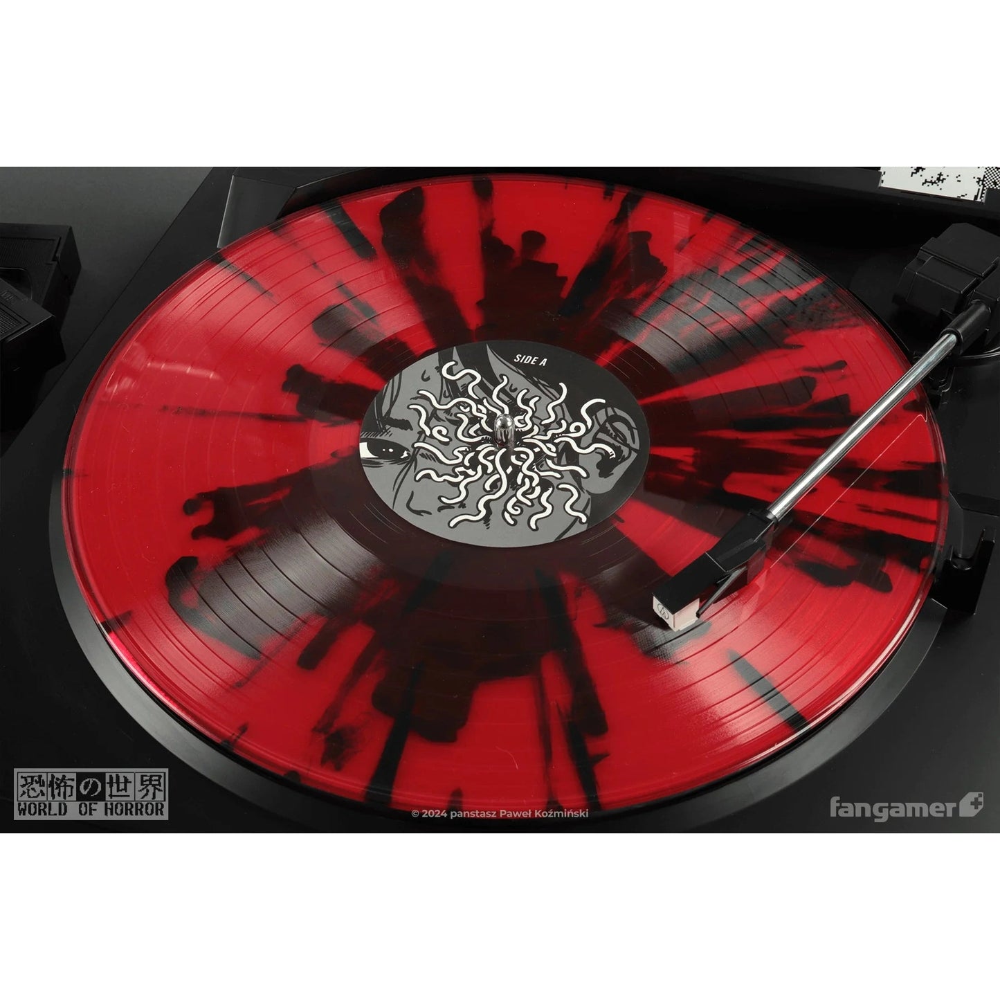 World of Horror Soundtrack - Red Splatter Vinyl LP Record - Fangamer