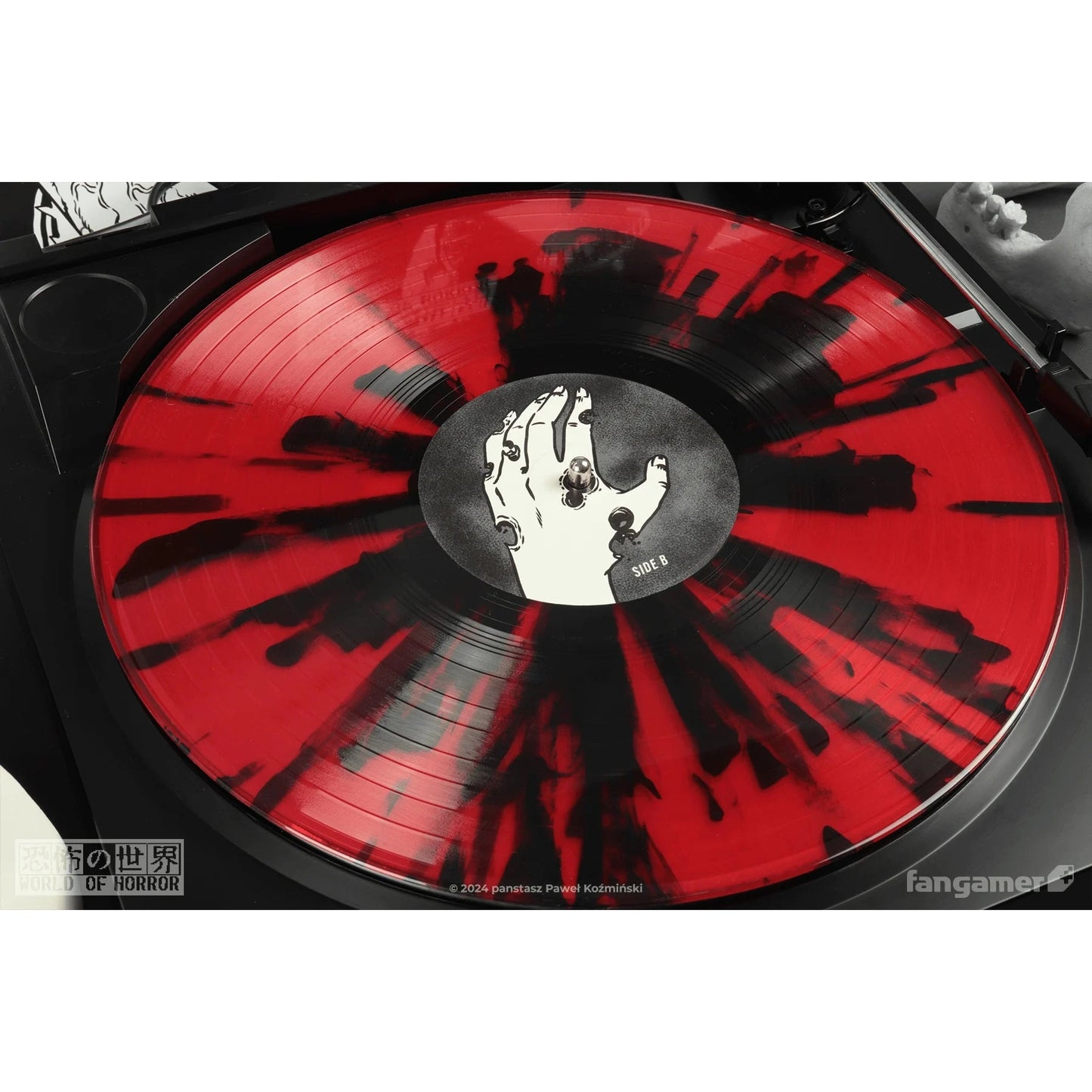 World of Horror Soundtrack - Red Splatter Vinyl LP Record - Fangamer
