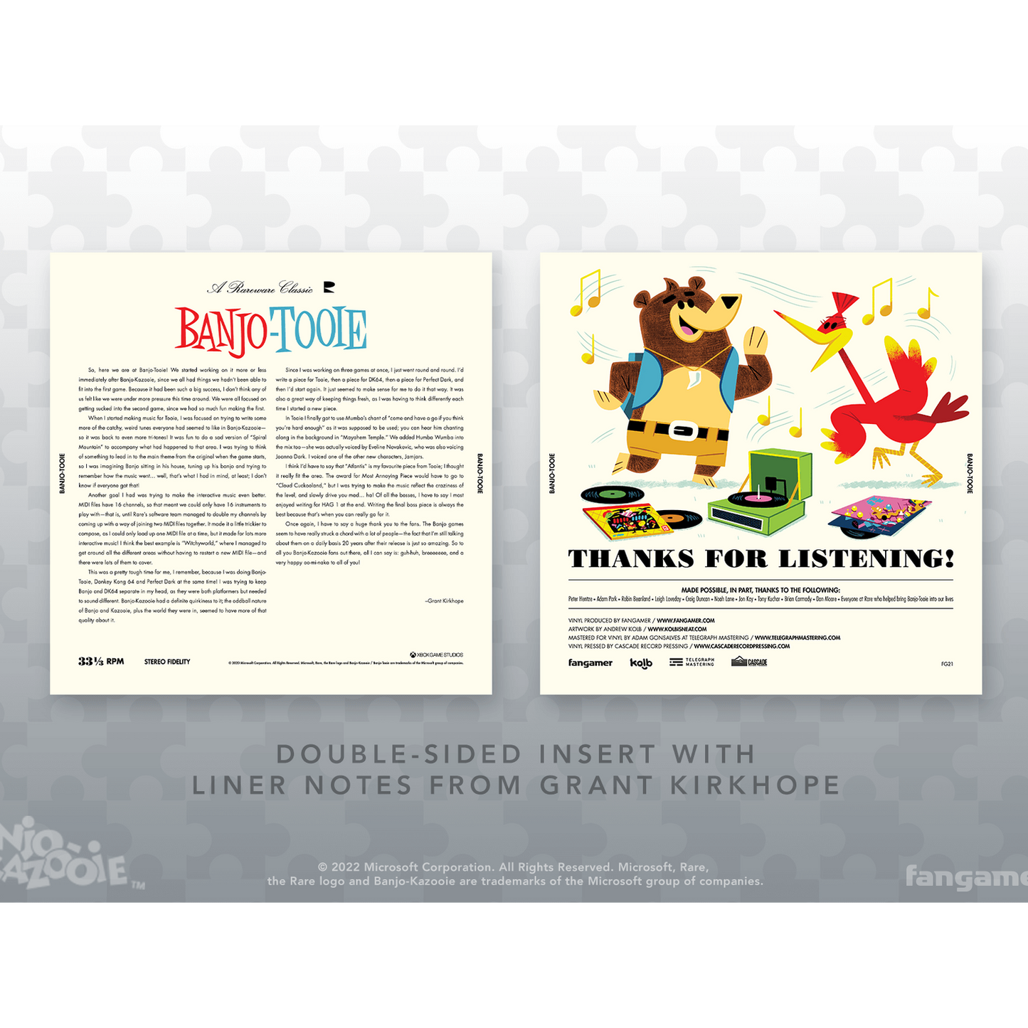 Banjo Tooie Soundtrack 4 Vinyl Box Set