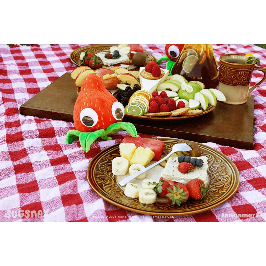Bugsnax Strabby 6" Strawberry Plush Toy