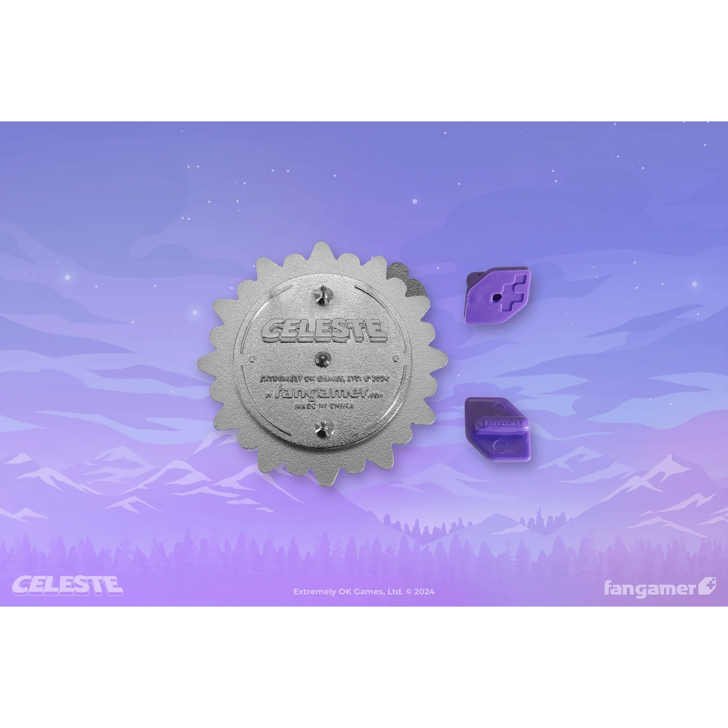 Celeste 64 Shiny Berry Get! Spinning Pin - Fangamer