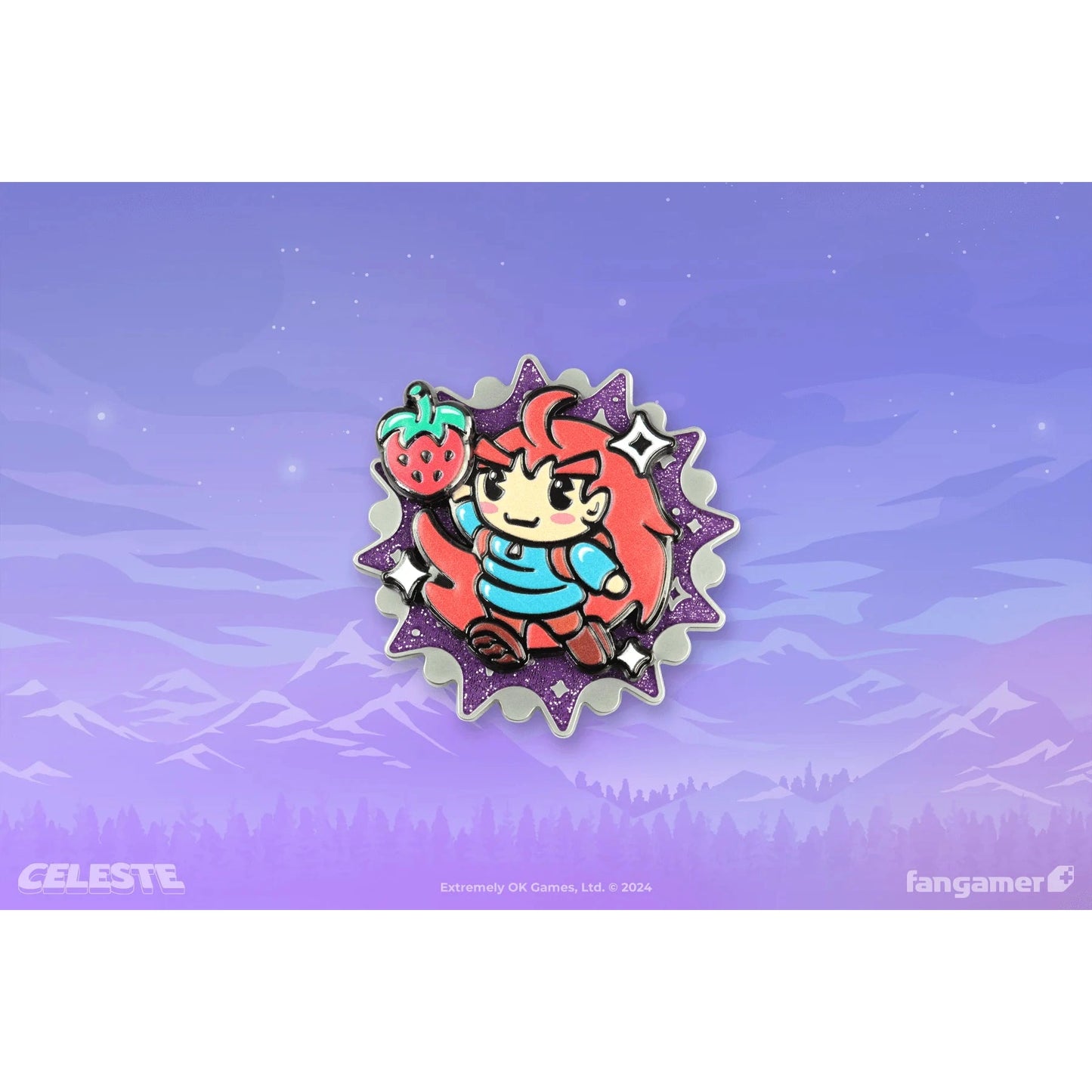 Celeste 64 Shiny Berry Get! Spinning Pin - Fangamer