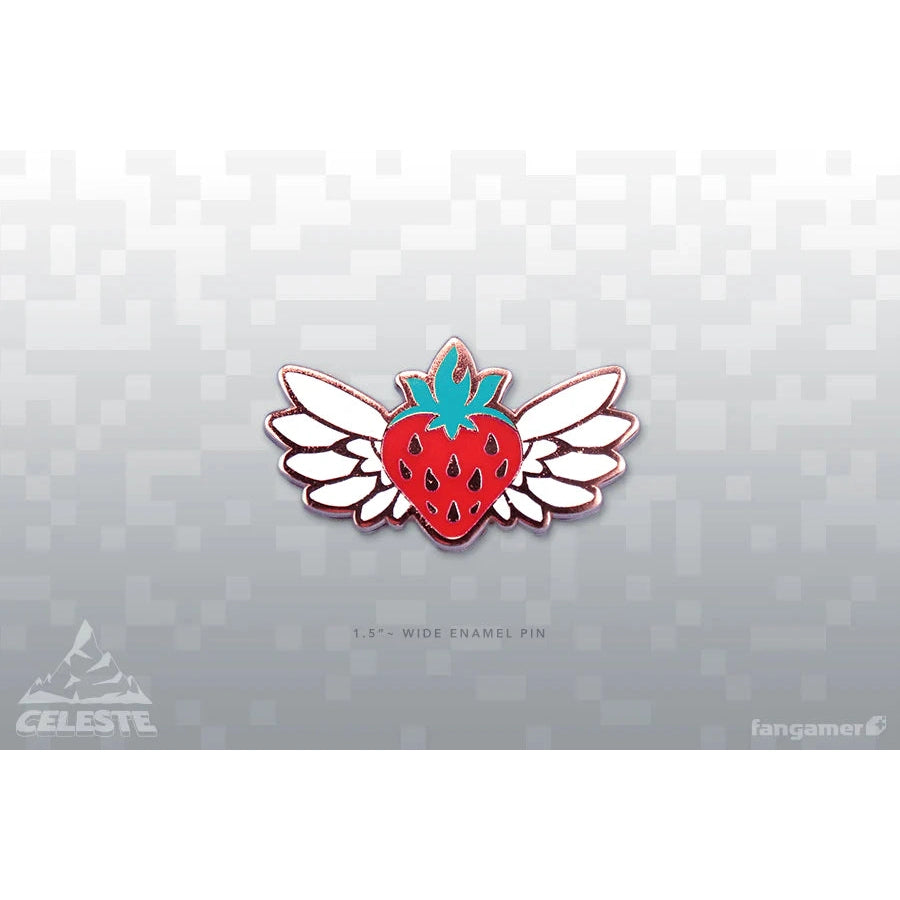 Celeste Flying Strawberry Pin - Jon Kay - Fangamer