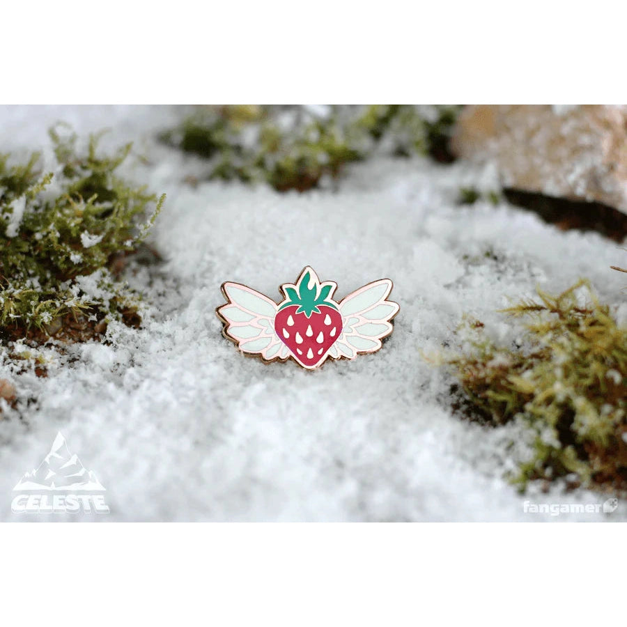 Celeste Flying Strawberry Pin - Jon Kay - Fangamer