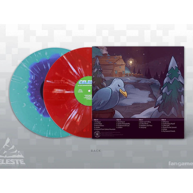 Celeste Original Soundtrack by Lena Raine - Vinyl Record Set 2xLP, Blue & Red, OST