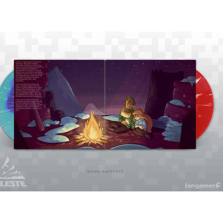 Celeste Original Soundtrack by Lena Raine - Vinyl Record Set 2xLP, Blue & Red, OST