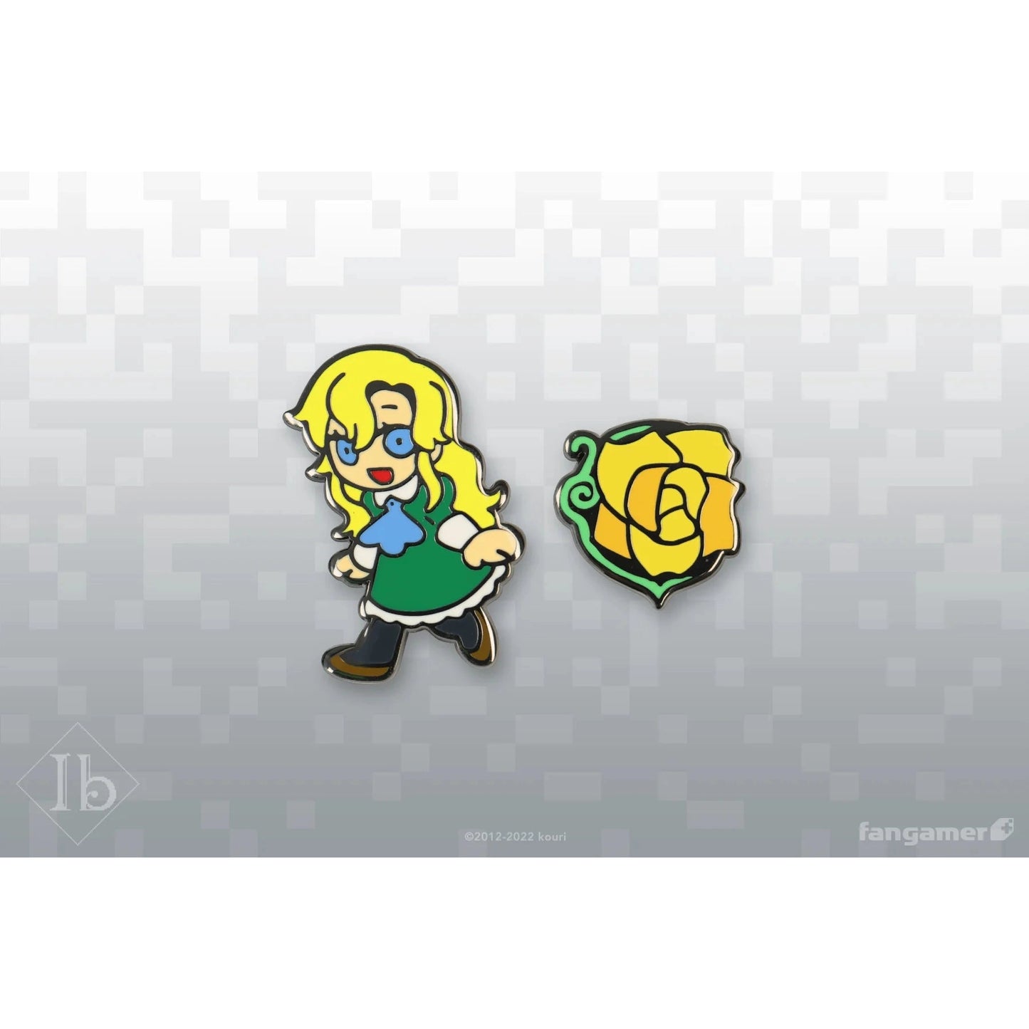 Ib Mary & Yellow Rose Enamel Pin Set - Ade - Fangamer
