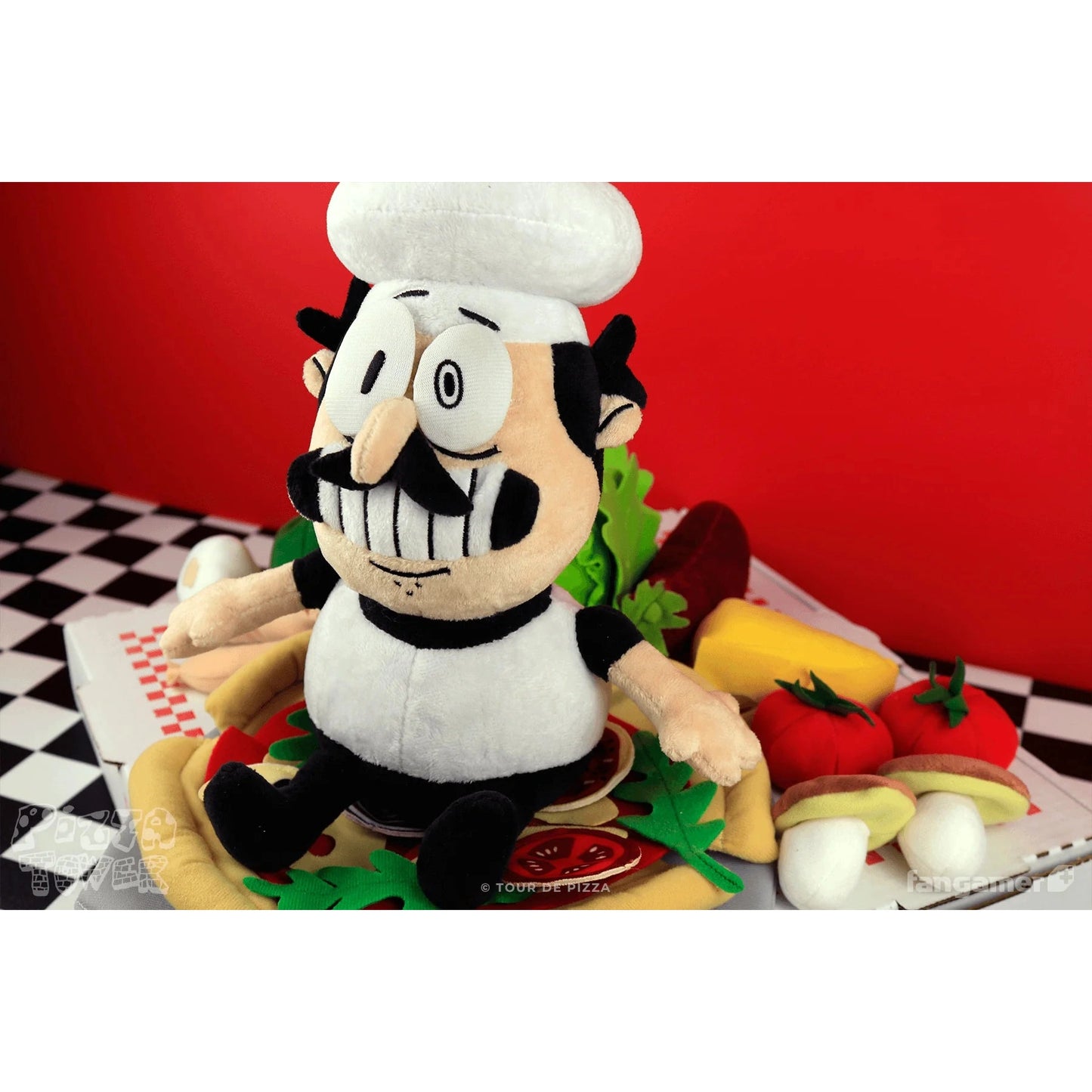 Pizza Tower Peppino Plush - by Vesiris & Eyes5 - Fangamer