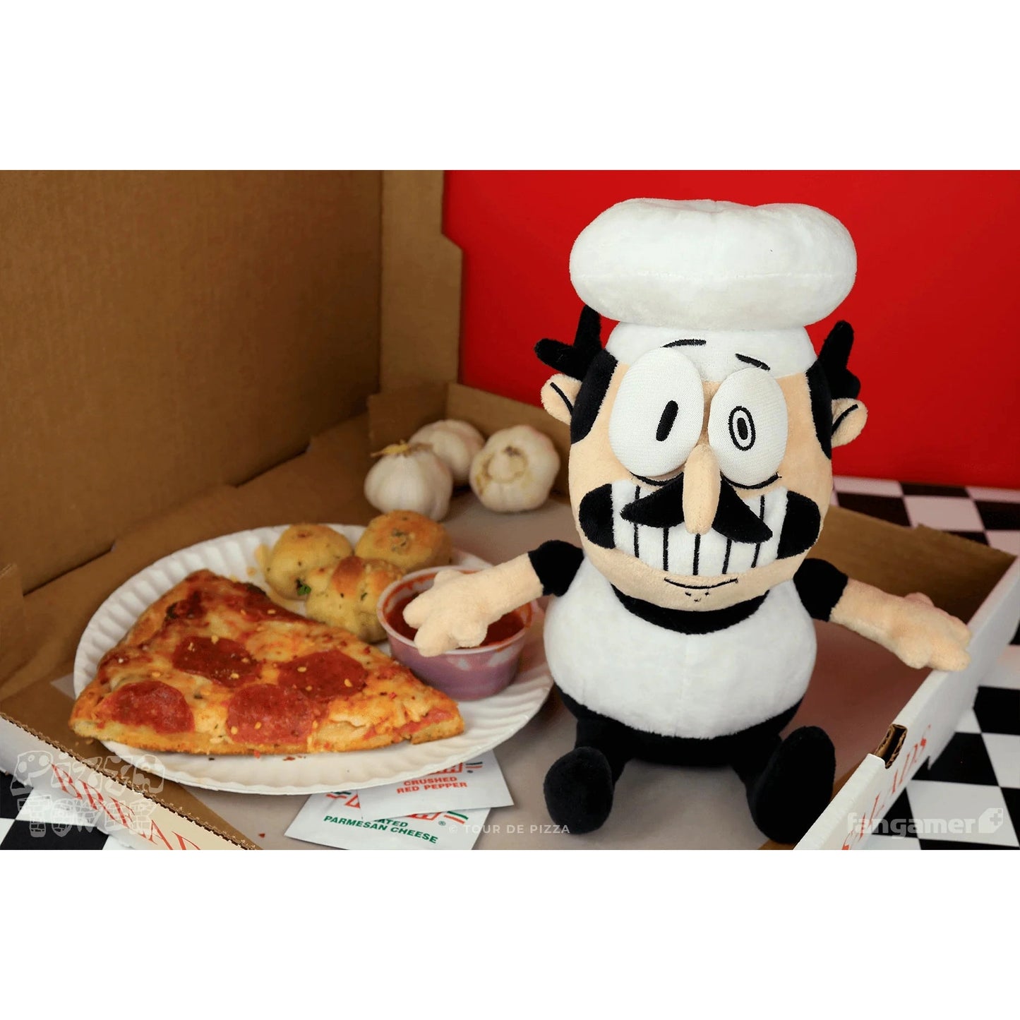 Pizza Tower Peppino Plush - by Vesiris & Eyes5 - Fangamer