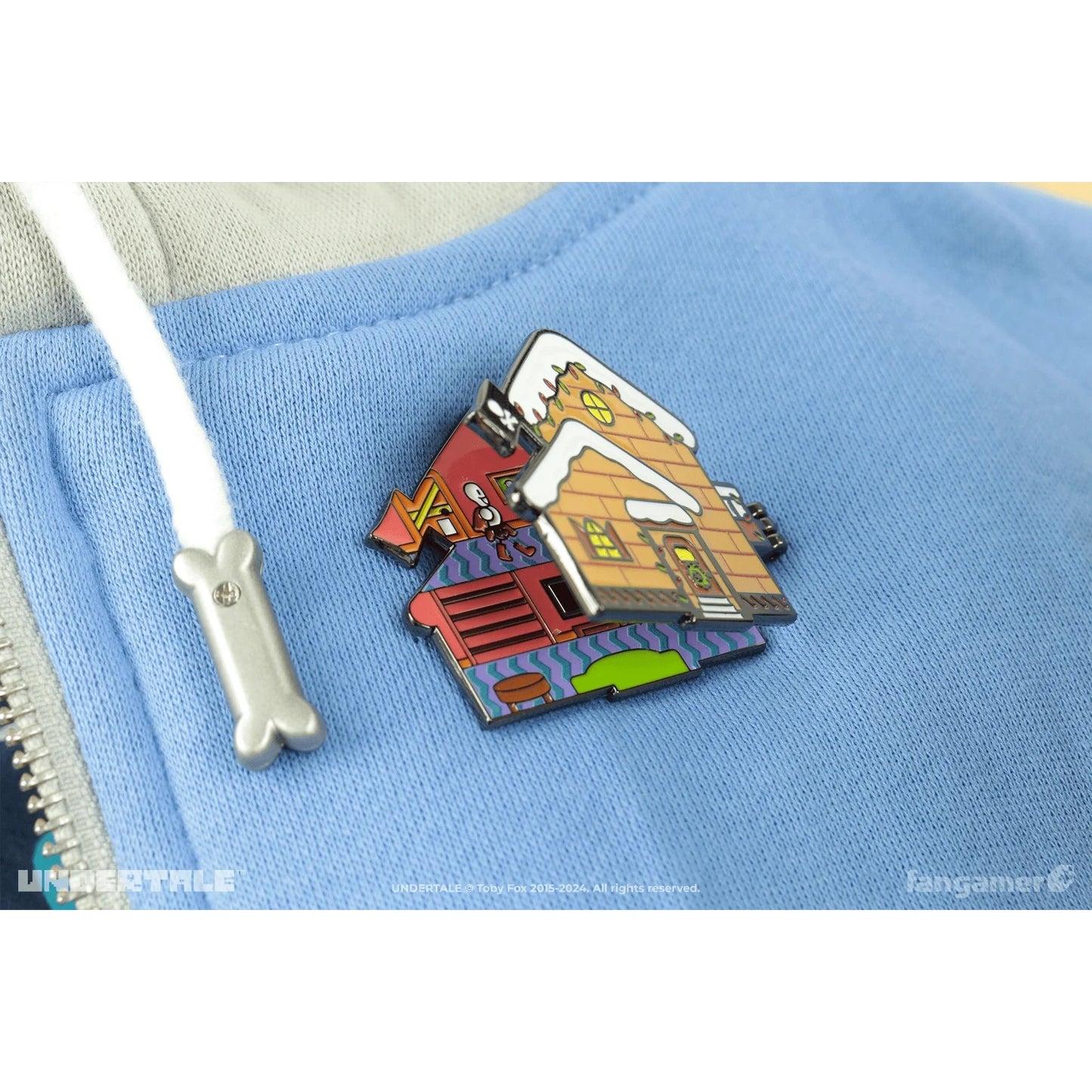 Undertale Papyrus & Sans House Hinged Pin