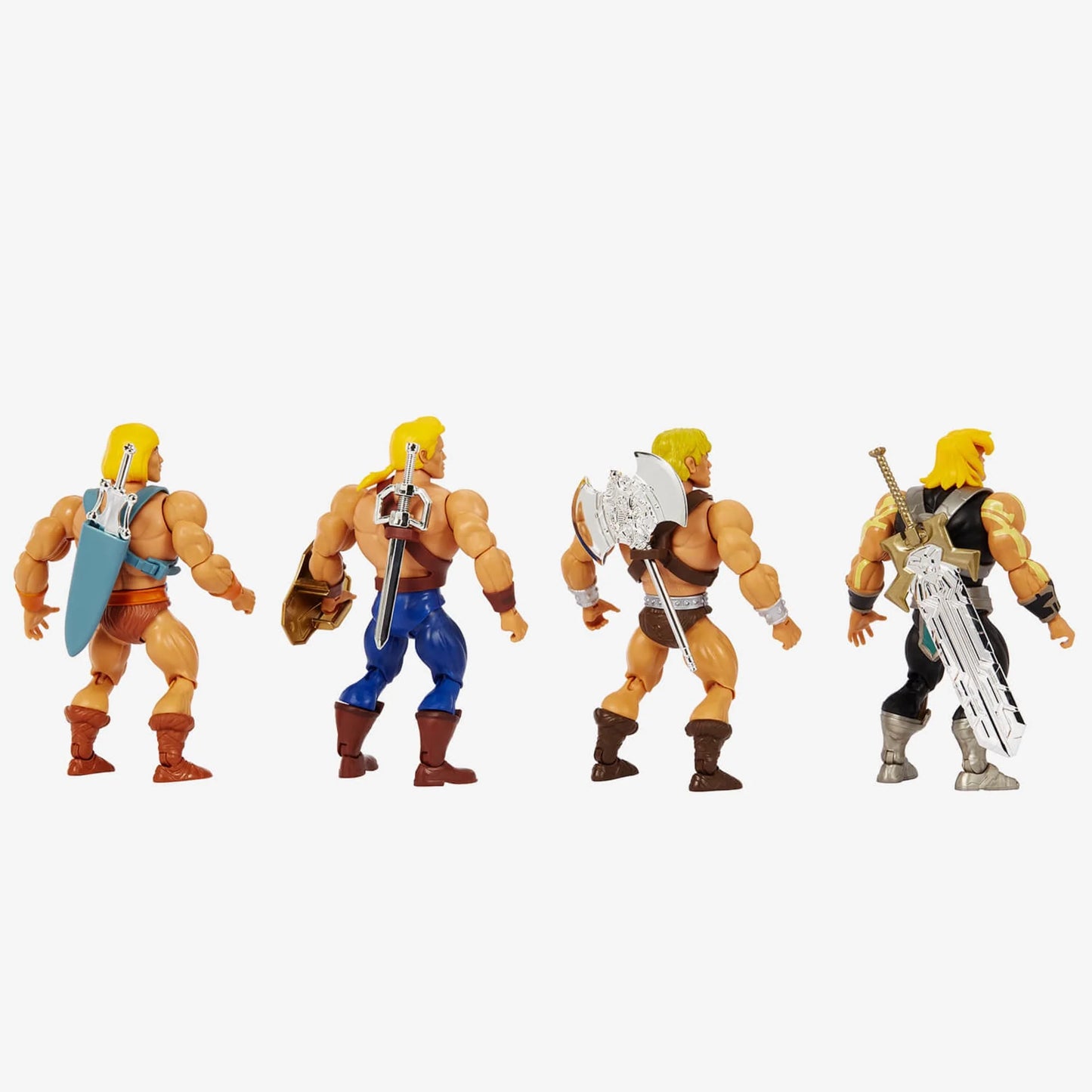 Masters of the Universe Origins He-Man 40th Anniversary 4-Pack - Mattel - Creations Exclusive