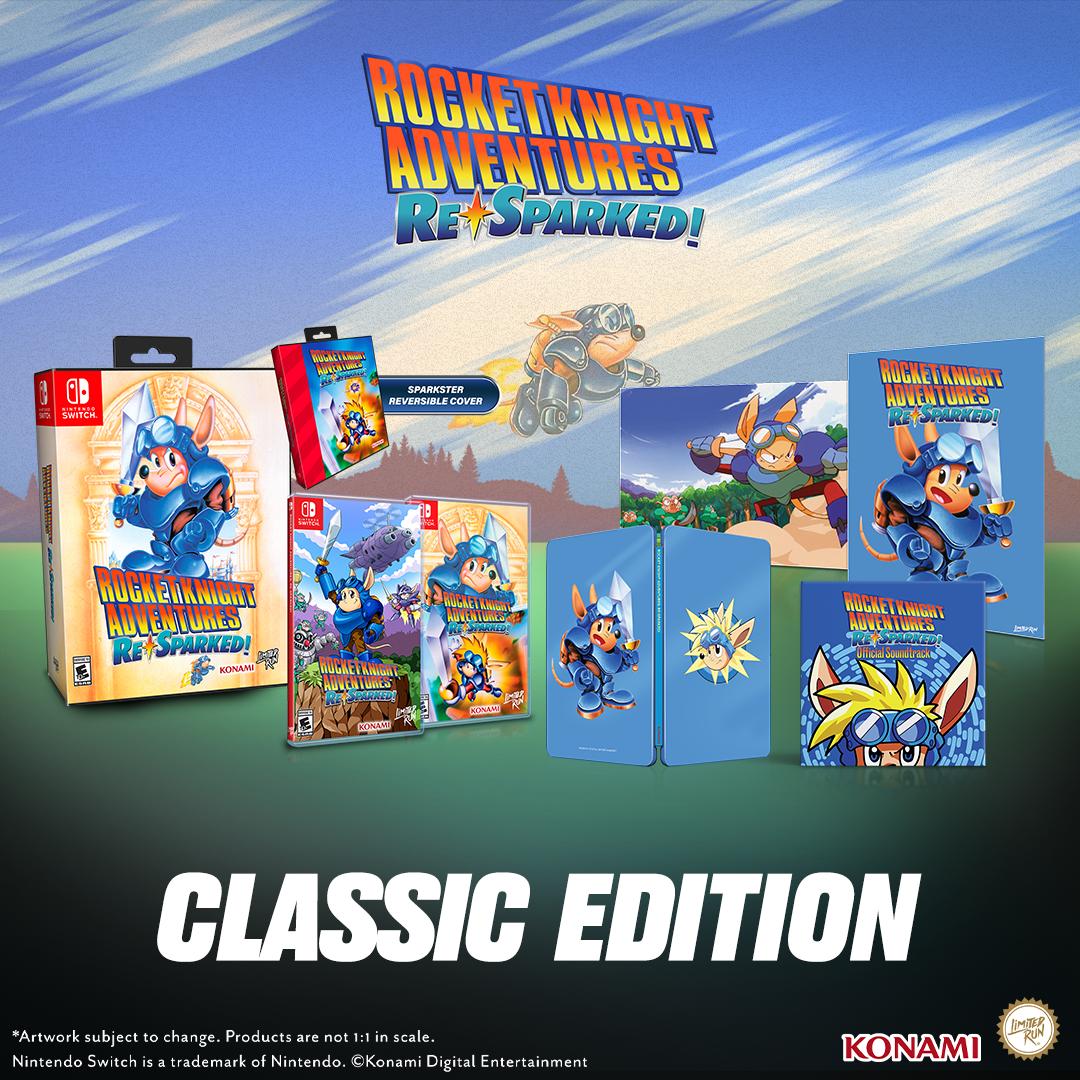 Rocket Knight Adventures: Re-Sparked Classic Edition - Nintendo Switch Limited Run #209