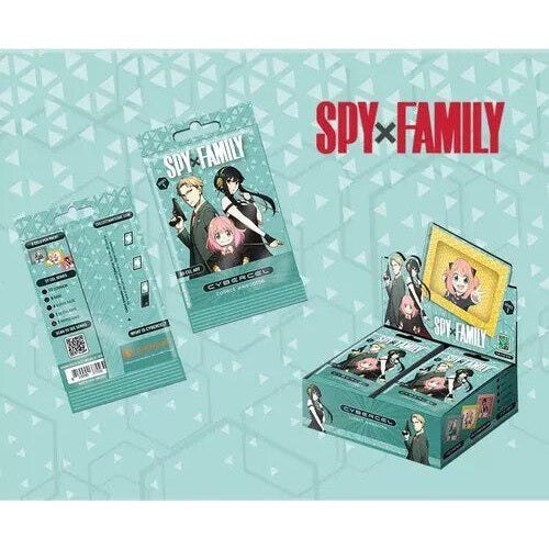 Spy x Family 3D Cel Art Pack - 3 Collectible Cards, Foil Bag - Cybercel