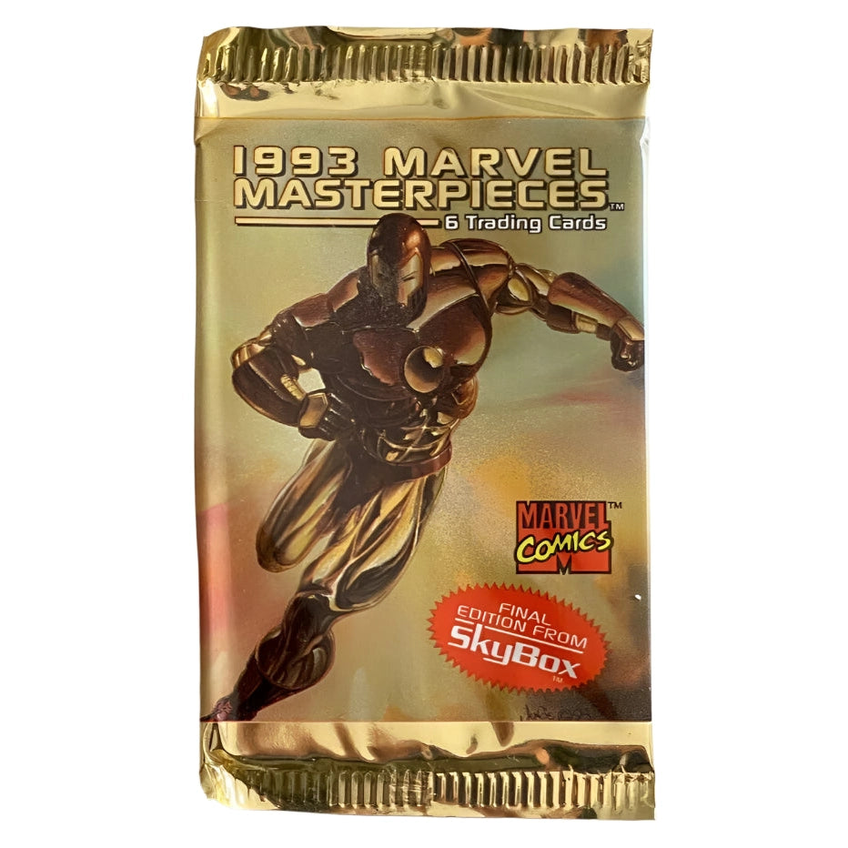 1993 Marvel Masterpieces Booster Pack - SkyBox - 6 Trading Cards
