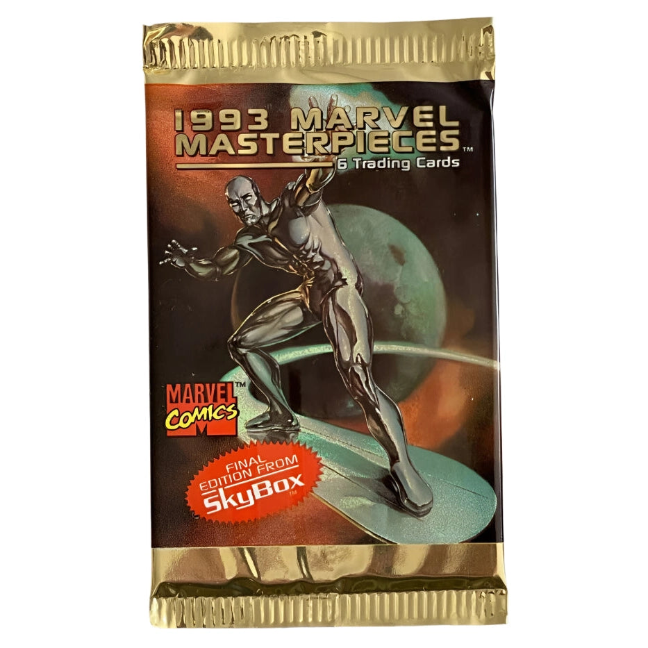 1993 Marvel Masterpieces Booster Pack - SkyBox - 6 Trading Cards