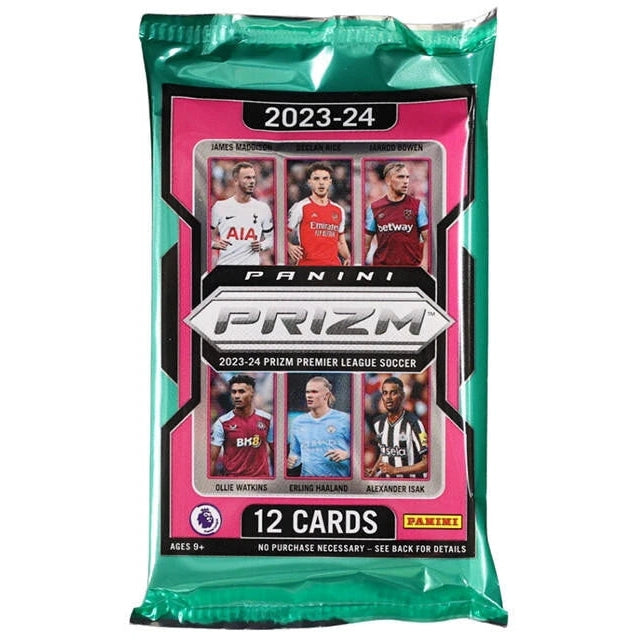 2023-24 Prizm Premier League EPL Soccer Hobby International Pack - 5 Trading Cards - Panini