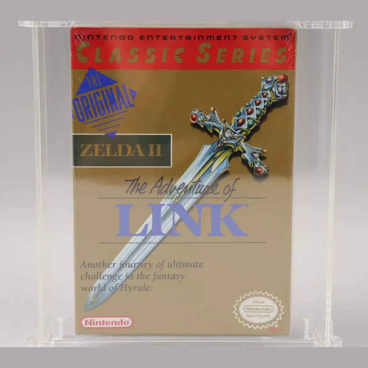 Zelda II: The Adventure of Link Nintendo NES 1992 New Sealed H-Seam Wata 9.2 A+