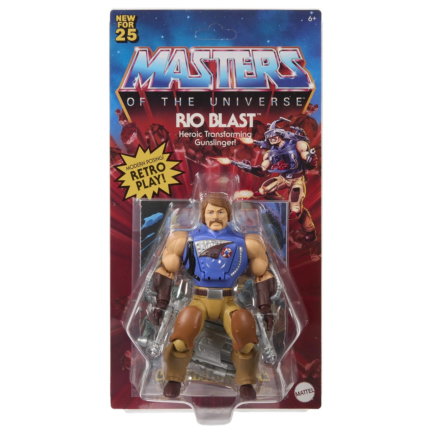 Masters of the Universe Origins Rio Blast Action Figure - Mattel Creations