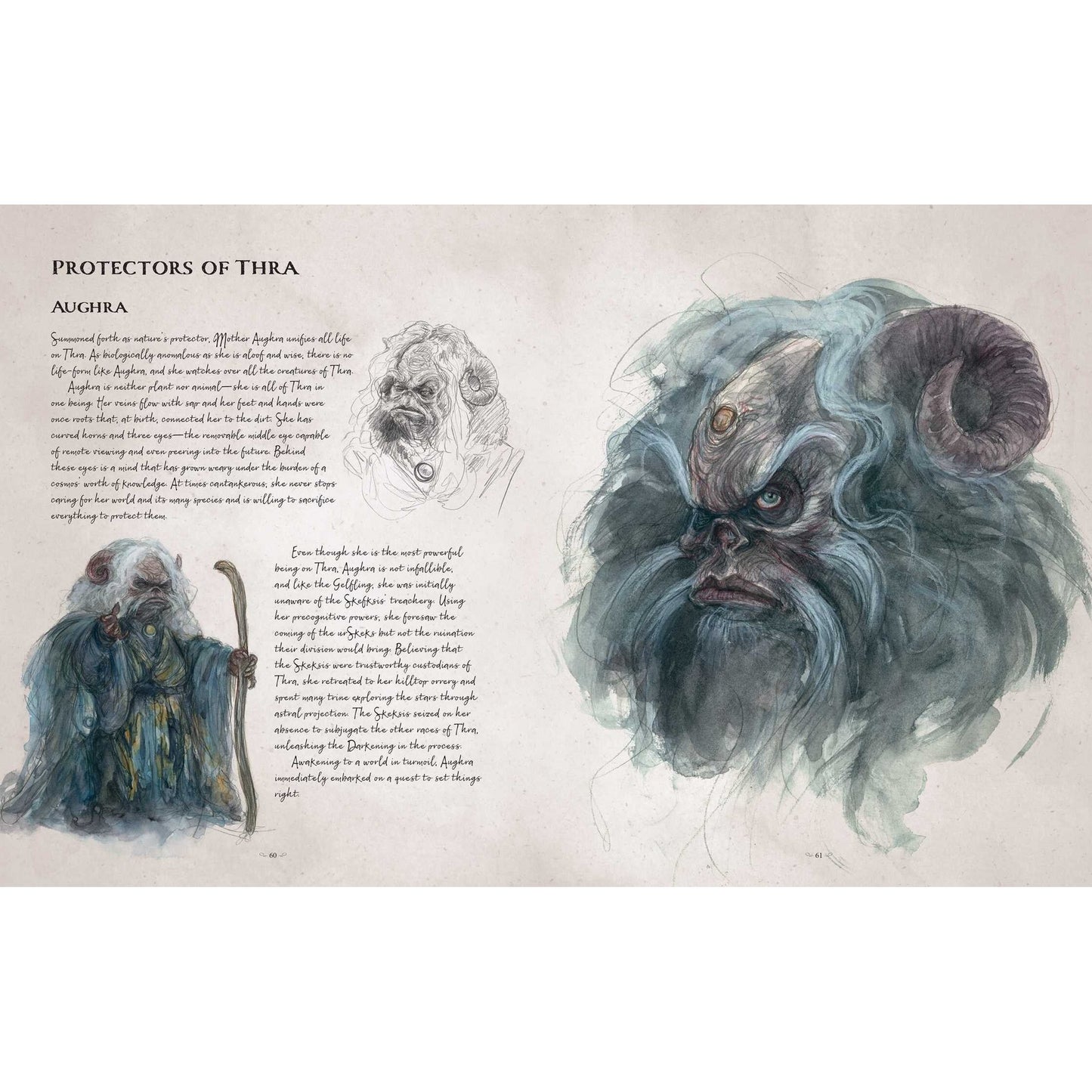 The Dark Crystal Bestiary: The Definitive Guide to the Creatures of Thra - Adam Cesare, Iris Compiet, Brian & Wendy Froud - Illustrated Hardcover Book