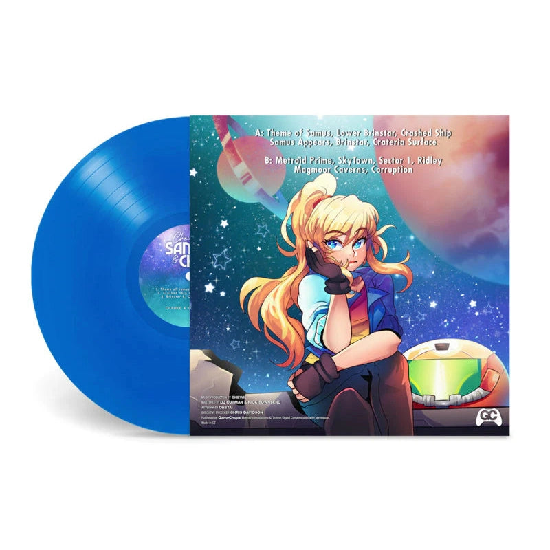 Tune In with Chewie - Samus & Chill Original Soundtrack - Blue Vinyl LP Record